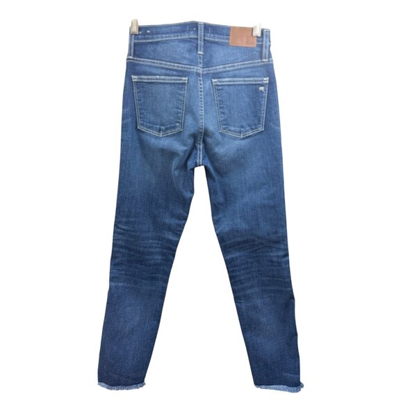 Madewell Womens Slim Straight Jeans Cotton Blend Medium Wash Size 27 - Picture 2 of 8